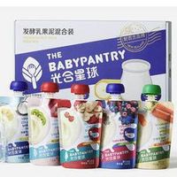 BabyPantry 光合星球 寶寶果蔬酸奶水果泥 100g*5袋