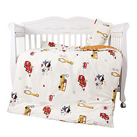 Elepbaby 象寶寶 嬰兒床品套件寶寶床上用品被套被芯枕套枕芯可拆洗幼兒園四件套120x150cm環島日記
