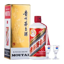 moutai茅台贵州飞天茅台53度500ml酱香型白酒年份随机单瓶装带杯子