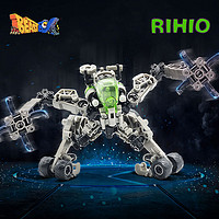 RIHIO 无限深远系列 MM008狐猴号采集者 1:60国产模型变形玩具车  MM008-暗影黑