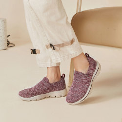 skechers斯凯奇女鞋新品运动鞋女休闲鞋女一脚蹬单鞋尺码偏大