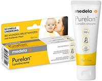 medela 美德乐 Purelan 37 g 羊毛脂霜 - 快速帮助受压的乳头和干燥的皮肤 - 天然、经专业测试且无香料