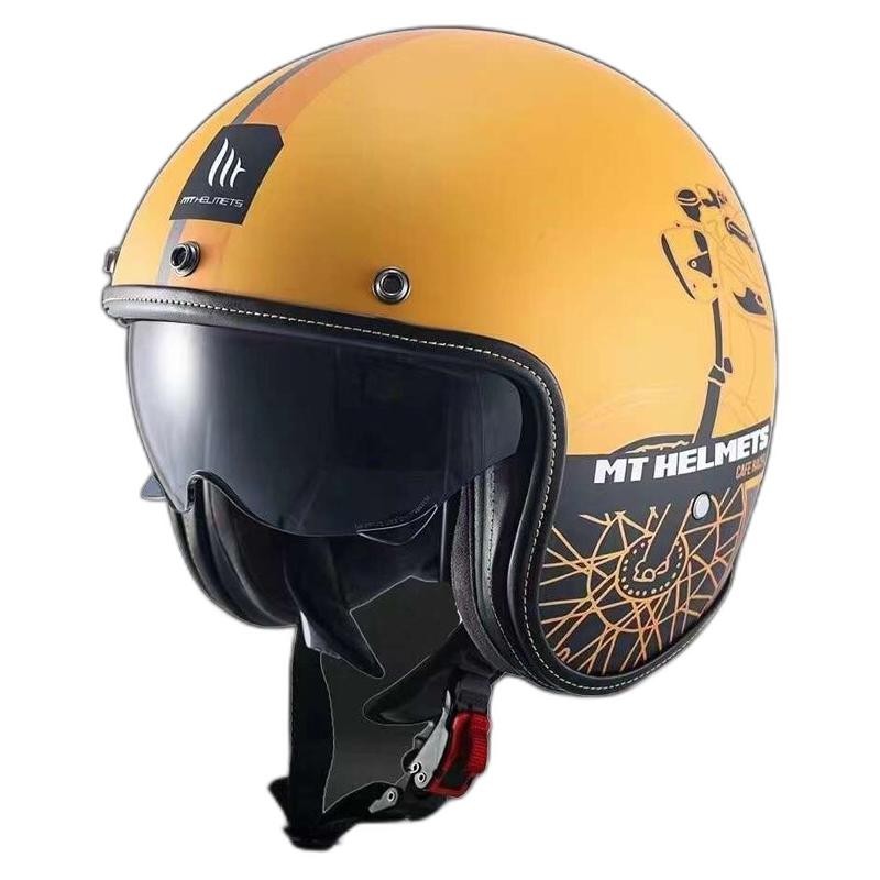 MTHELMETS MT HELMETS 摩托车头盔 咖啡金 L