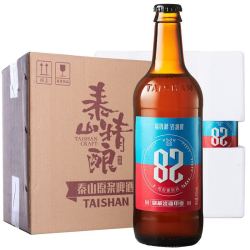 taishan泰山啤酒原浆啤酒9度28天450ml6瓶