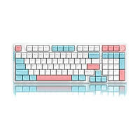 AJAZZ 黑爵 AK966 三模机械键盘  96键 梦夏 凯华冰淇淋轴  RGB