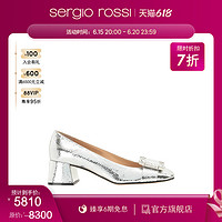 sergio rossi 2022春夏sr Prince系列水晶钻饰高跟鞋