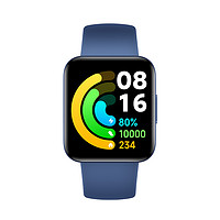 Redmi 紅米 Watch 2 智能手表 40mm 深空藍表殼 藍色TPU表帶 (北斗、GPS、血氧、心率、NFC)