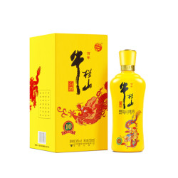niulanshan牛栏山百年特酿10浓香型白酒38度500ml单瓶装小黄龙10年