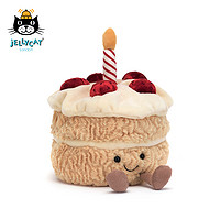 英国jELLYCAT2022年新品趣味生日蛋糕公仔玩偶娃娃可爱毛绒玩具