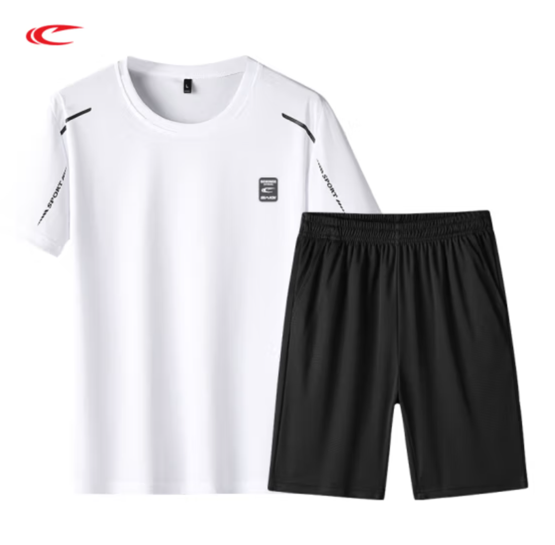 SAIQI 赛琪 短袖短裤运动套装 77206D 男士
