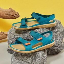 crocs卡骆驰男凉鞋卡骆驰居家舒适平底外出休闲沙滩鞋