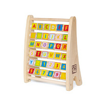 Hape 字母珠算架3-6歲益智早教木制玩具嬰幼玩具E1002