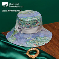 mfa美术博物馆 MFA波士顿美术博物馆莫奈睡莲渔夫帽遮阳帽双面生日礼物送女朋友
