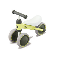 IDES 儿童平衡车无脚踏童车婴儿学步宝宝滑步车三轮防侧翻溜溜车  浅黄（10个月-2岁，75-85cm）