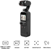 DJI 大疆 Pocket 2 手持式 3 轴万向节稳定器，带 4K 摄像头，1/1.7英寸