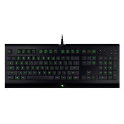 razer雷蛇萨诺狼蛛轻装版薄膜键盘狂蛇轻装版有线鼠标键鼠套装黑色