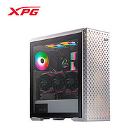 XPG 威刚 XPG 入侵者皓月版PRO白色RGB水冷机箱全侧透明台式机电脑主机ATX