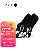 STANCE 斯坦斯 运动休闲袜子女士成人性吸湿排隐形袜袜 抑菌防臭毛巾袜W145A22DEF-BLK 黑色 M（欧码38-42）