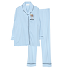 诺宜 J38158 孕产妇月子服套装 条纹蓝色 XL