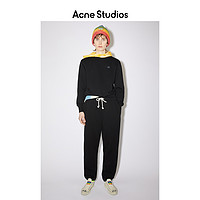 Acne Studios 中性 Face表情黑色运动裤卫裤休闲长裤CK0051-900