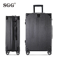 SGG 正品铝框拉杆箱万向轮ins网红行李箱