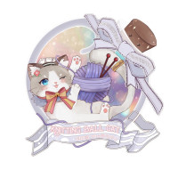 KNITTING BALL CAT/线球猫lolita原创设计