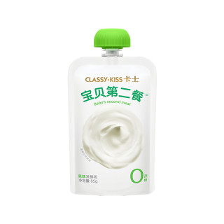 卡士 宝贝第二餐儿童酸奶85g×12袋 风味发酵乳 宝宝酸奶 无蔗糖原味