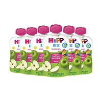 移動專享：HiPP 喜寶 嬰幼兒有機蘋果泥 100g*6袋