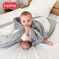 Ergobag 易可宝 宝宝安抚豆豆毯婴儿双面盖毯幼儿园春秋冬外出小被子