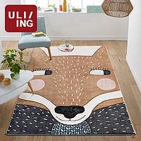 优立地毯 优立 地毯客厅卡通图案高级沙发茶几毯现代简约卧室地毯家用地垫 卡卡05-129x190cm