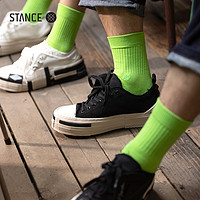 STANCE 斯坦斯 新款秋冬糖果色休闲袜中筒袜个性纯色袜百搭男女袜子运动袜