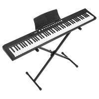 PLUS会员：Normann 诺曼 智能电子琴88键成人儿童初学者幼师专业版电钢便携式MIDI键盘