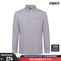 Aquascutum 雅格狮丹 男士经典格子领POLO衫 300245