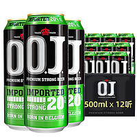 O.J. OJ烈性啤酒20度 精酿高度啤酒 原装进口500ml*12听