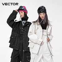 VECTOR牛仔滑雪服单板双板防风防水专业保暖加厚情侣滑雪衣潮