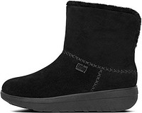 FitFlop 女士 Mukluk Shorty II 雪地靴, 黑色 090, 3 UK