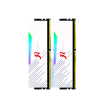 KINGBANK 金百达 32GB(16G×2)套装 DDR4 4000 台式机内存条海力士原装CJR颗粒 白刃RGB灯条
