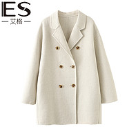 移动专享：ES 艾格运动 女士羊毛呢子大衣MZ-202211-61