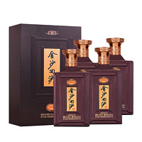 JINSHA 金沙 回沙酒 纪年酒1951 53度整箱装 500ml*4瓶 酱香型白酒 收藏送礼