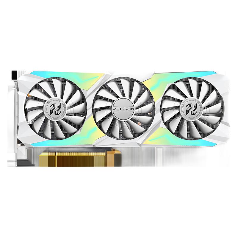 PELADN 磐镭 RTX 3070 8G 白铠 显卡 8GB 白色