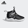 adidas阿迪達斯RAPIDAZEN MID I男嬰童一腳蹬學步鞋兒童運動鞋FZ5040黑色/深銀灰23.5碼/135mm/6-k