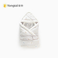 Tongtai 童泰 秋冬新生兒嬰幼兒床品用品外出抱毯新生兒純棉加厚抱被可拆卸