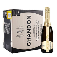 CHANDON 夏桐 宁夏 天然高泡 起泡酒 葡萄酒  750ml*6瓶 整箱装