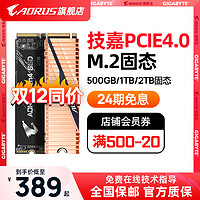 AORUS GIGABYTE 技嘉 金雕系列 NVMe M.2 固态硬盘（PCI-E4.0）