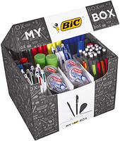 BiC 比克 My BIC Box 文具礼品套装和各种包装 - 一盒 124 件