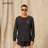 OUTOPIA |Icon 可机洗羊绒棉男士长袖T恤户外运动跑步保暖防寒上衣
