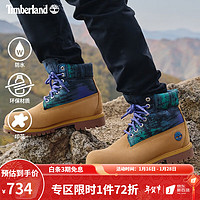 Timberland添柏岚官方男鞋新款6寸靴户外休闲防水|A2M5V A2M5VW/小麦色 42