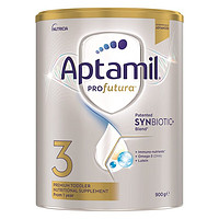 Aptamil 愛他美 新西蘭原裝澳洲白金版嬰幼兒配方奶粉 白金3段6罐 900g