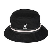 KANGOL 袋鼠男女同款防曬漁夫帽遮陽帽顯臉小太陽帽子