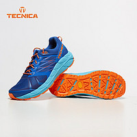 TECNICA 泰尼卡 男款多种地形崎岖路面越野跑鞋MAXIMA 2.0至尊全能 深冰蓝/柑橘 40(UK6.5)